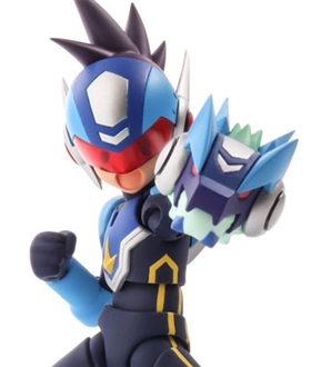 4 Inch Nel - Mega Man Star Force: Shooting Star Mega Man Action Figure