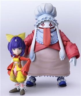 FINAL FANTASY IX BRING ARTS Eiko Carol & Quina Quen Action Figures (Square Enix)