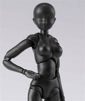 S.H.Figuarts Body-chan DX SET 2 (Solid black Color Ver.)