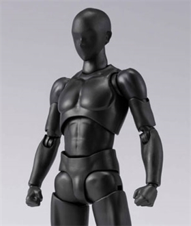 S.H.Figuarts Body-kun DX SET 2 (Solid black Color Ver.)