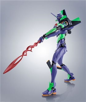Robot Spirits  Evangelion Unit-01 + Spear of Cassius (Renewal Color Edition)