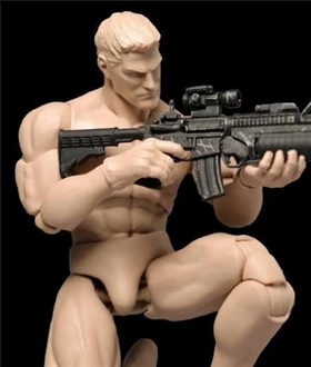 Soldier muscle body figure 1/12