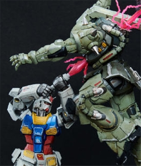 DX Series RX-78-2 Gundam vs MS-06S Zaku II - Mobile Suit Gundam SEED