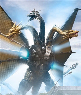 SHMonsterArts Mecha King Ghidorah Shinjuku Decisive Battle Special Set