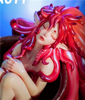 Sleeping Beauty Dreams of Cthulhu - Red / Pink / Blue