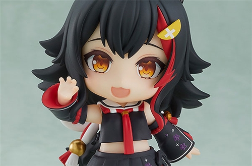 Good Smile Hololive Ookami Mio Nendoroid Figure - Multicolor VTuber Collectible With Multiple Face Plates