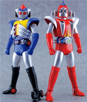 Tokusatsu Alloy Space Tetsujin Kyodyne SKYZEL & GROUNZEL