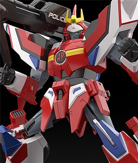 MODEROID Armored Police Metal Jack Hyper Red Jack Armor