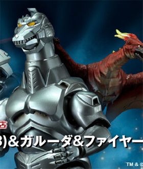 SHMonsterArts Mechagodzilla (1993) & Garuda & Fire Radon Makuhari Decisive Battle Ver