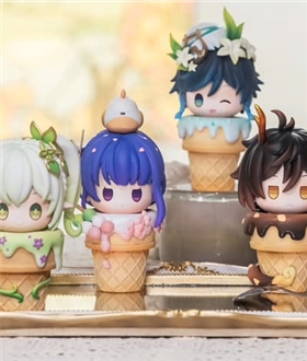 Genshin's Ice Cream ~ Zhongli, Furina, Nahida, Raiden Shogun & Venti