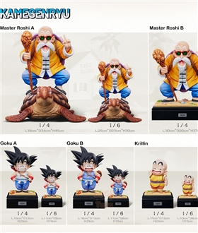 Goku / Krillin / Master Roshi / Turtle - Dragon Ball