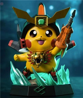 Pikachu-cos-GaoGaiGar-Pokemon