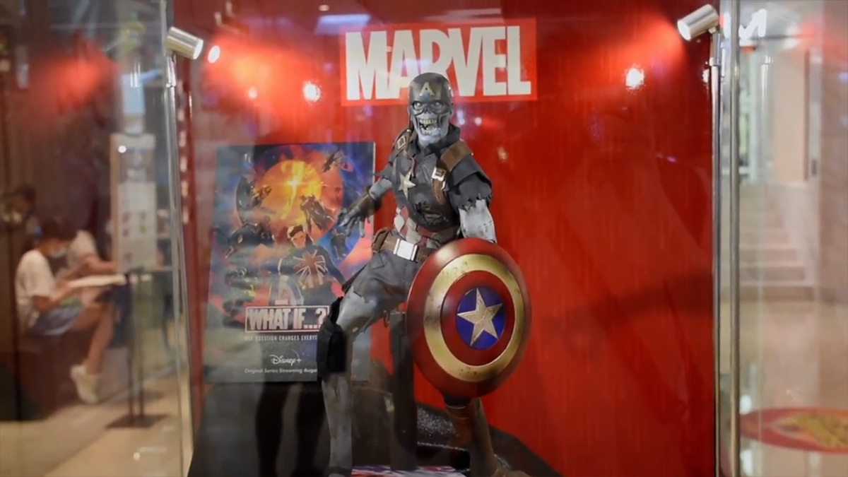 รีวิวภาพถ่ายจริง Hot Toys Zombie Captain America Marvel's What If