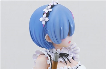 เผยภาพต้นแบบฟิกเกอร์ลงสีแล้วขนาดไลฟ์ไซส์ของ Rem จาก Re:Zero