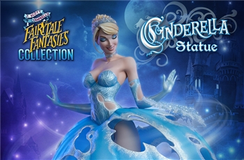 ภาพพรีวิวงานปั้น statue ของ Cinderella ออกแบบโดย J. Scott Campbell