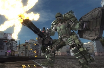 ชมเกมเพลย์ Fencer และ Air Raider ของเกม Earth Defense Force 5