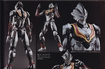 ภาพแสกน Figure-rise Standard 1/12 ULTRAMAN SUIT TIGA และ EVIL TIGA