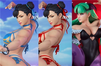 ชมทีเซอร์งานปั้นใหม่ของสาว Chun-Li และ Morrigan จากค่าย PCS Collectibles