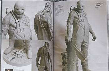 ชินยะ อาคาโอะ โชว์ขั้นตอนปั้น The Trapper (Dead by Daylight) ในนิตยสาร SCULPTORS 02