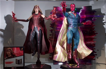 รีวิวด้วยภาพถ่ายสินค้าจริง Hot Toys WandaVision Scarlet Witch & Vision