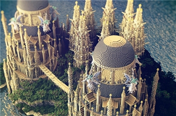 รีวิวหนังสือ Beautiful Minecraft ซึ่งรวบรวมภาพสุดอาร์ตจากเกมส์ Minecraft