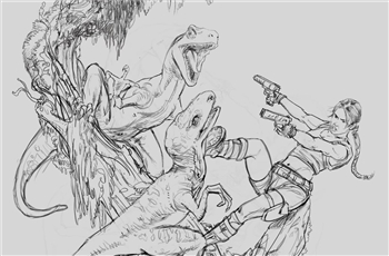 Weta ปล่อยภาพสเก็ตต้นแบบงานปั้นฉลองครบ 25 ปี Tomb Rider