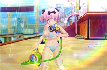 ชมเกมส์เพลย แนะนำปืนฉีดน้ำในเกมส์ Senran Kagura: Peach Beach Splash