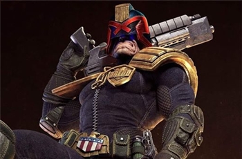 ชมทีเซอร์สวย ๆ กับงานปั้น statue ขนาด 1/4 ของ Judge Dredd จากค่าย Q-Collectibles