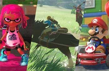 ชมฟุตเตจเกมส์ Nintendo Switch : The Legend of Zelda: Breath of the Wild, Splatoon 2, Mario Kart 8 Deluxe และอื่น ๆ อีกมากมาย