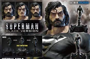 เปิดรับจองแล้ว กับงานปั้นสุดเจ๋ง  Superman (Comics) Superman  Black Version ค่าย Prime 1 Studio