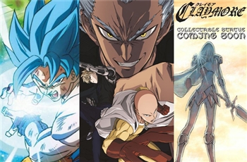 Figurama ประกาศ 3 งานปั้นใหม่ Dragon Ball Super, Claymore และ One Punch Man 