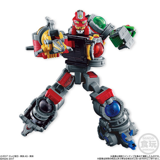 Uchu Sentai Kyuranger - Mini-Pla Kyutama Gattai Series 01 Kyurenoh 6Type Set (CANDY TOY)