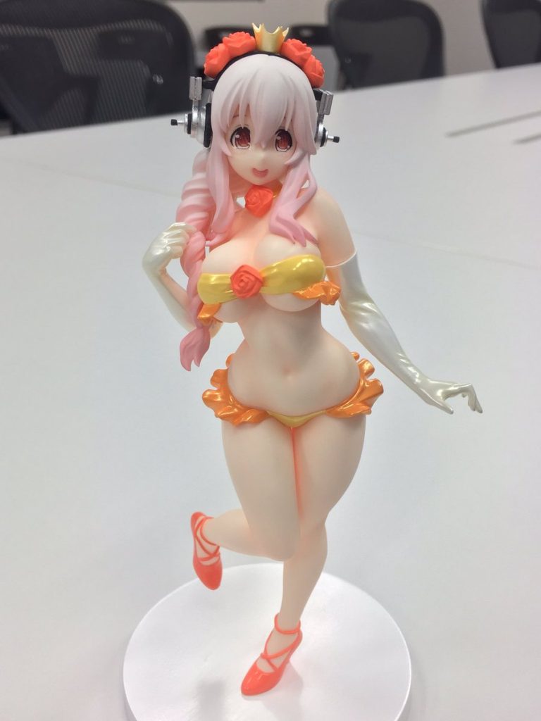 “SoniComi (Super Sonico)” Sonico Special Figure Summer Princess by FuRyu painted prototype