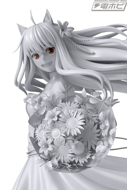 “Ookami to Koushinryou” Holo Wedding Dress ver. by Myethos, Tokyo Otaku Mode 3D prototype