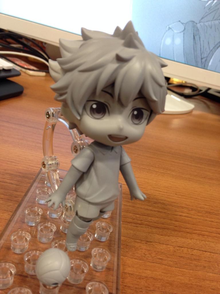 Haikyuu!! Hinata Shouyou Nendoroid by Good Smile Company unpainted prototype
