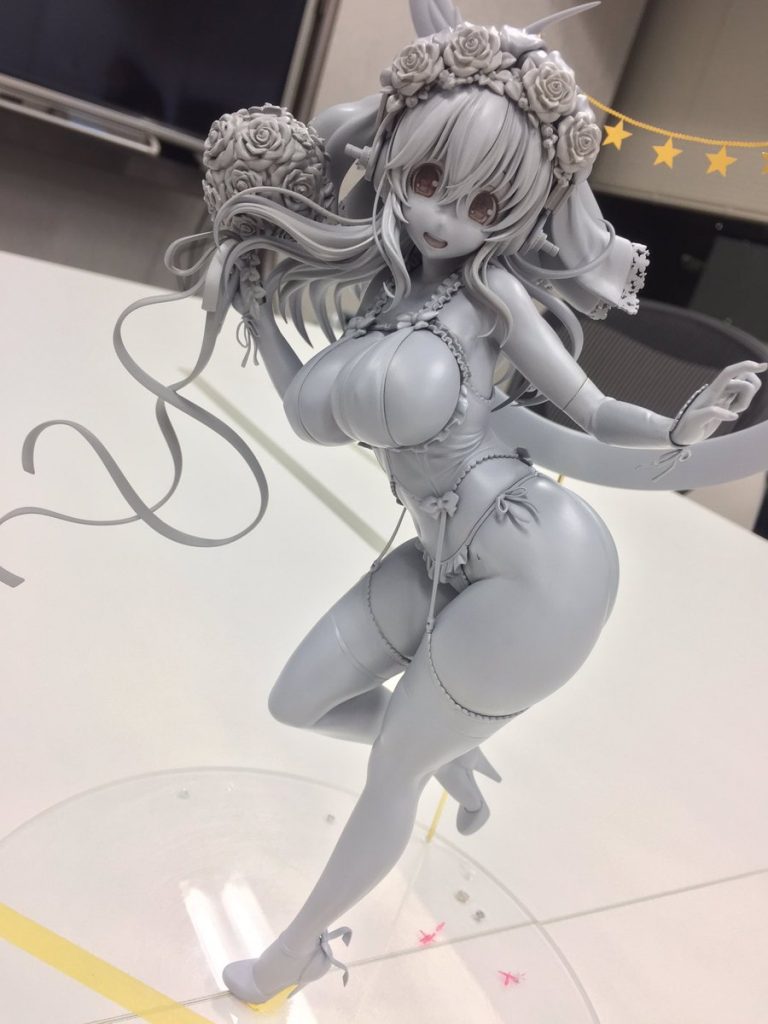 Sonico 10th Anniversary Wedding ver. by Good Smile Company unpainted prototype