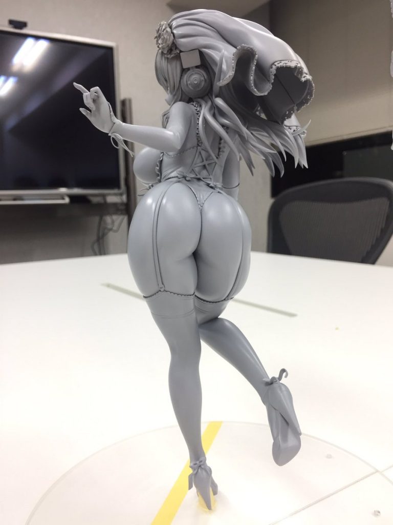 Sonico 10th Anniversary Wedding ver. by Good Smile Company unpainted prototype