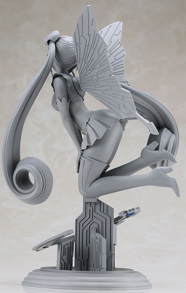 Original Character Tony’s Heroine Collection “Dennou Yousei” Aion Laine by Kotobukiya unpainted prototype