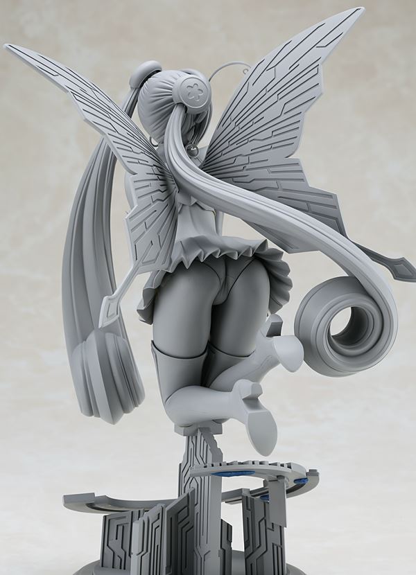 Original Character Tony’s Heroine Collection “Dennou Yousei” Aion Laine by Kotobukiya unpainted prototype