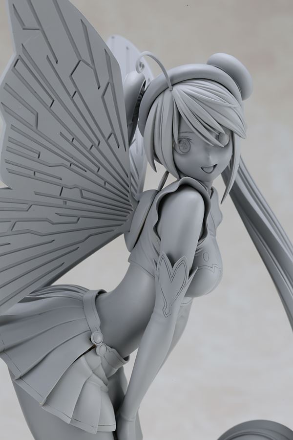 Original Character Tony’s Heroine Collection “Dennou Yousei” Aion Laine by Kotobukiya unpainted prototype