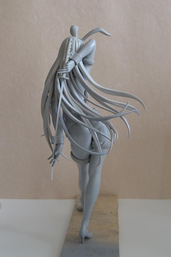 “Ikki Tousen” Chouun Shiryuu Bunny ver. by Orca Toys unpainted prototype