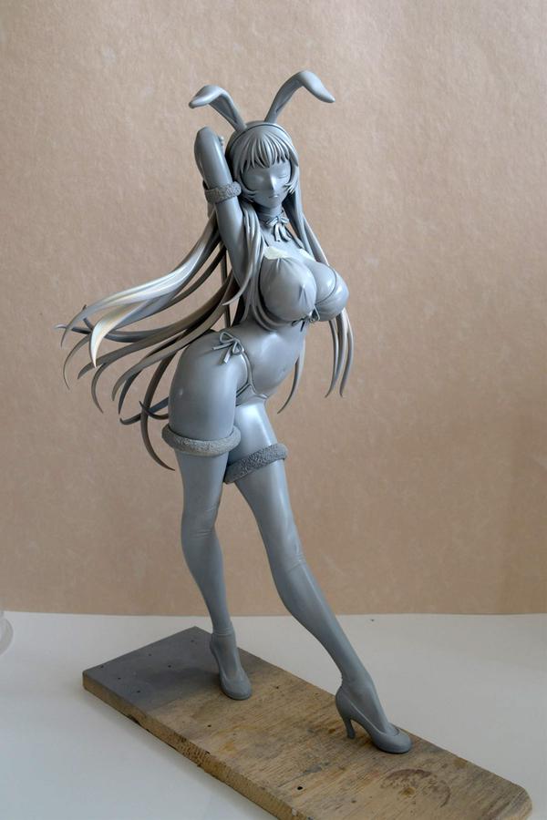 “Ikki Tousen” Chouun Shiryuu Bunny ver. by Orca Toys unpainted prototype