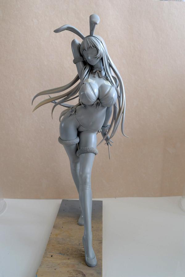 “Ikki Tousen” Chouun Shiryuu Bunny ver. by Orca Toys unpainted prototype