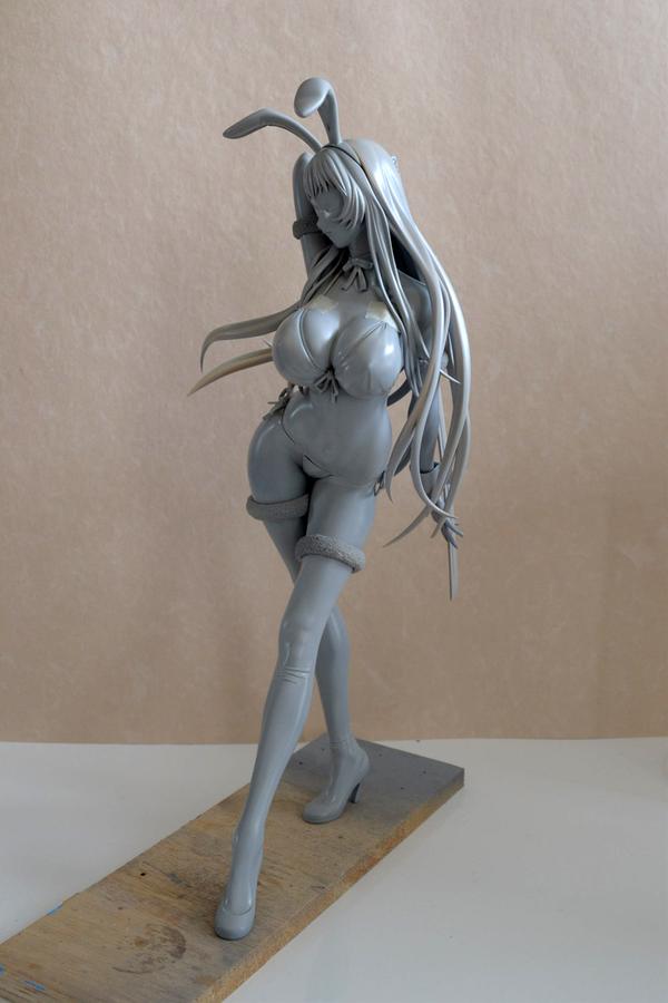 “Ikki Tousen” Chouun Shiryuu Bunny ver. by Orca Toys unpainted prototype
