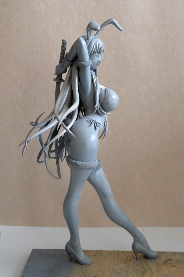 “Ikki Tousen” Chouun Shiryuu Bunny ver. by Orca Toys unpainted prototype