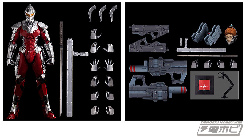 Figure ULTRAMAN Seven Suit พร้อมอาวุธ อย่างงาม