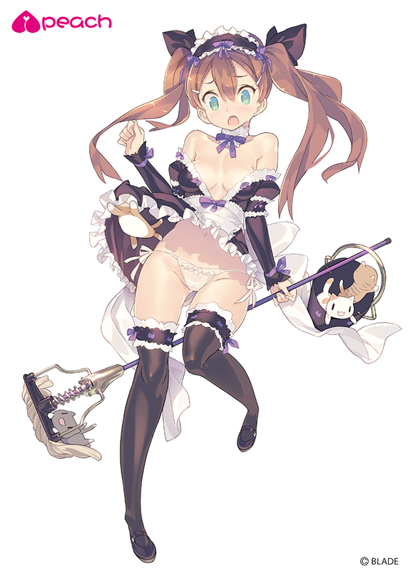 Peach Maid Figure Series Tabby-san by Native, PROGRESS painted prototype 