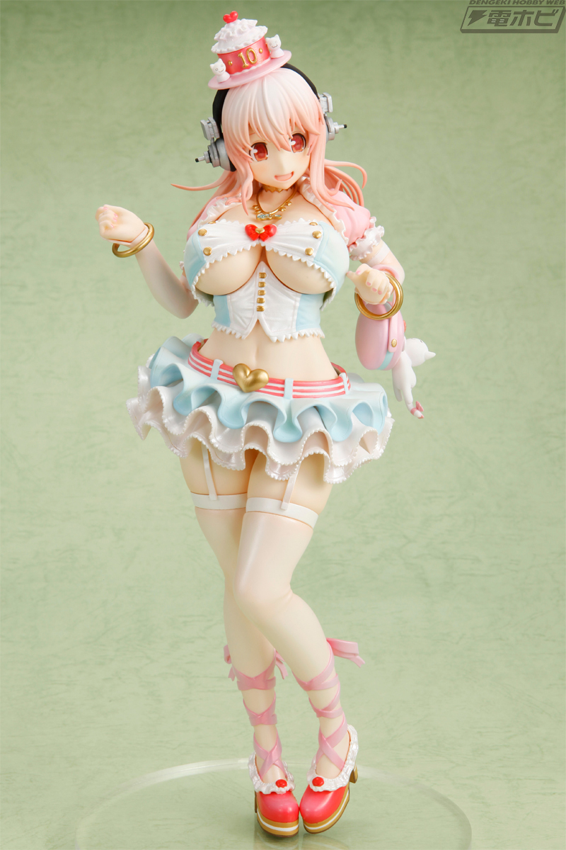 Super Sonico 10th Anniversary Figure Birthday Party Ver.