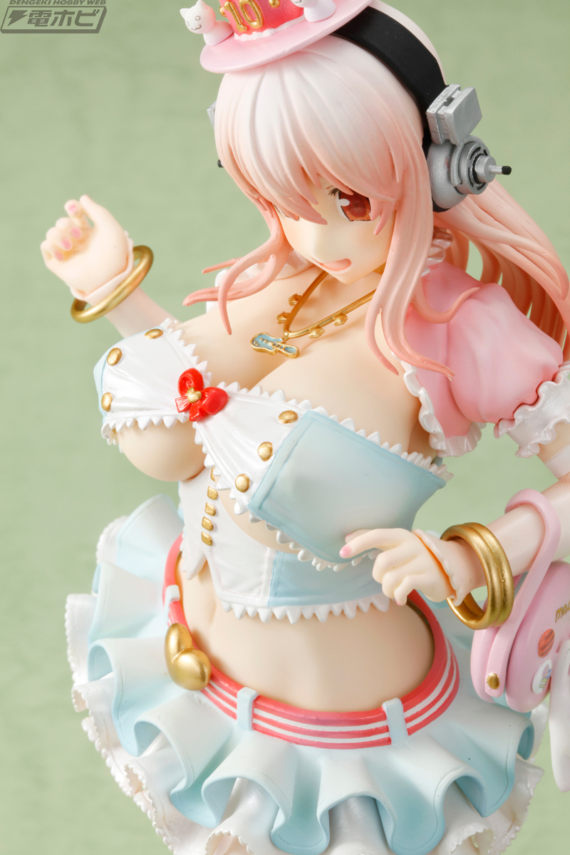 Super Sonico 10th Anniversary Figure Birthday Party Ver.