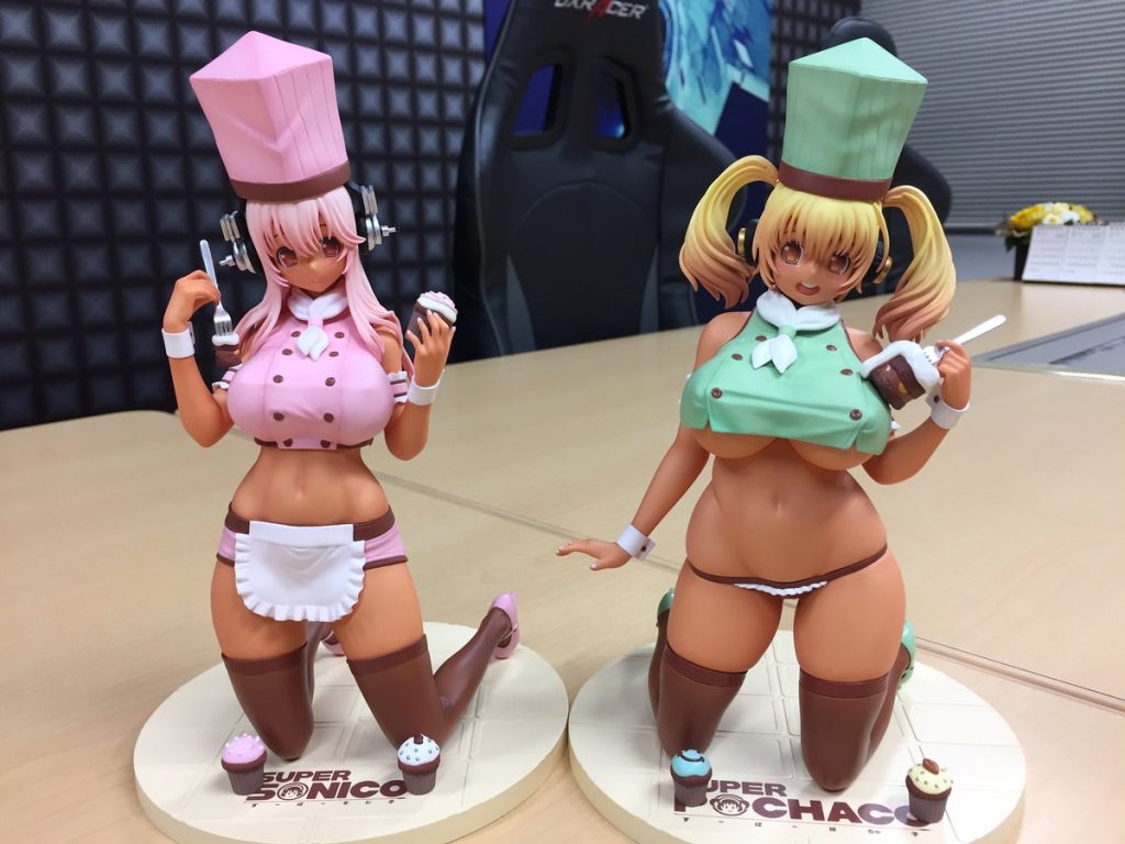 Super Pochaco & Super Sonico Choco ver. by Chara-Ani